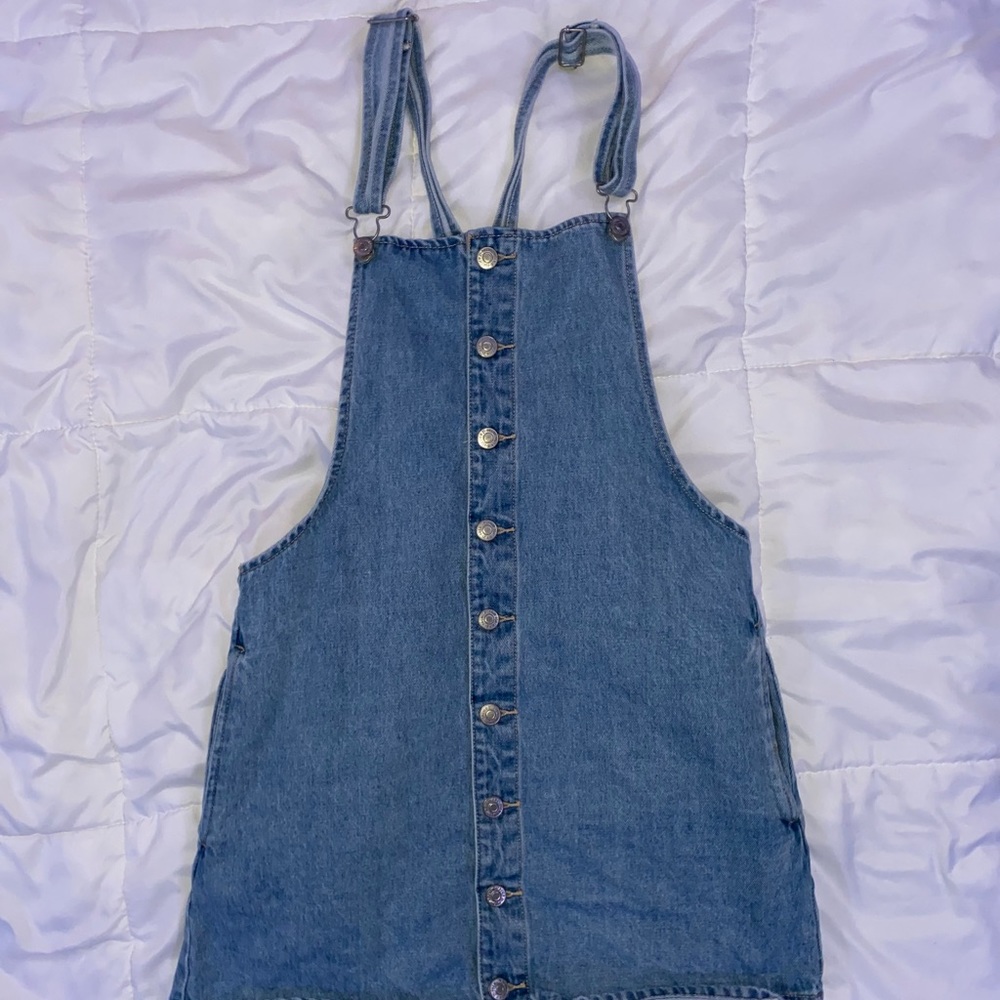 Denim Overall Dress